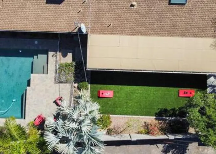 Ferienhaus 1710 N Sunset - Pool 7 Beds Parking Wifi Full Patio Foosball Tempe